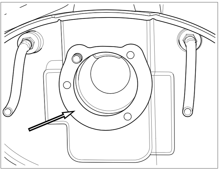 Air cleaner gasket diagram Harley Davidson Softail 2013