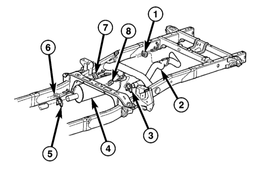 2004 dodge ram 1500 exhaust tailpipe size.