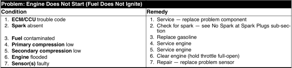 Engine cranks but won't start, it has spark and gasoline.