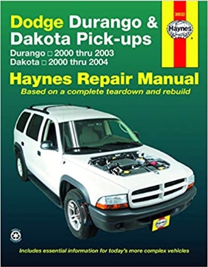 Dodge Dakota Repair Manual 2000 2001 2002 2003 2004