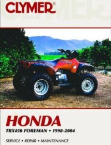 Honda TRX450S TRX450FM TRX450ES TRX450FE TRX 450 FM S ES FE